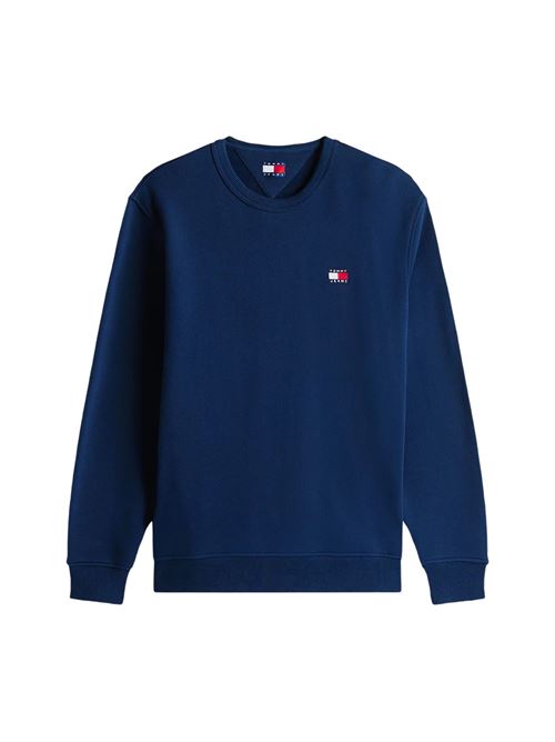 Felpa blu in spugna di cotone Tommy Jeans | DM0DM20660C1G